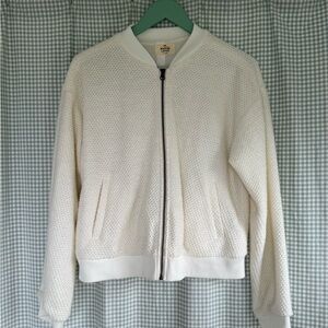 Marine Layer Cream Textured Jacket